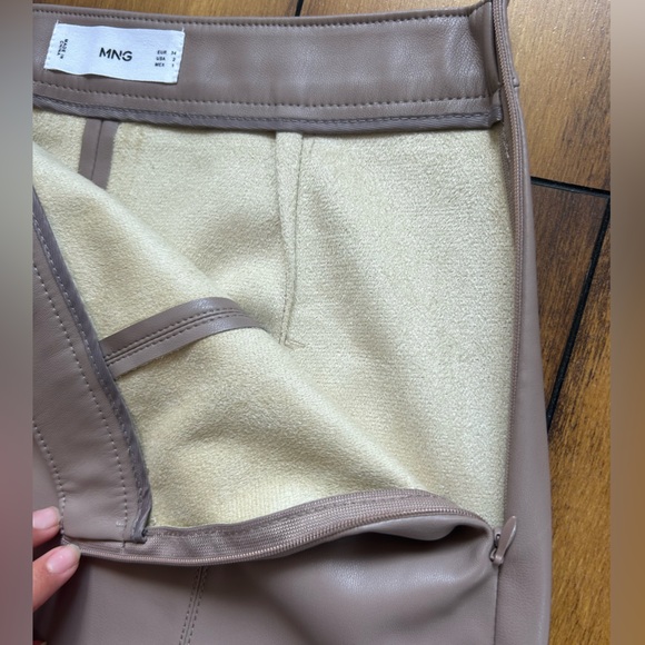 Like new Mango faux leather pencil skirt - Picture 2 of 3